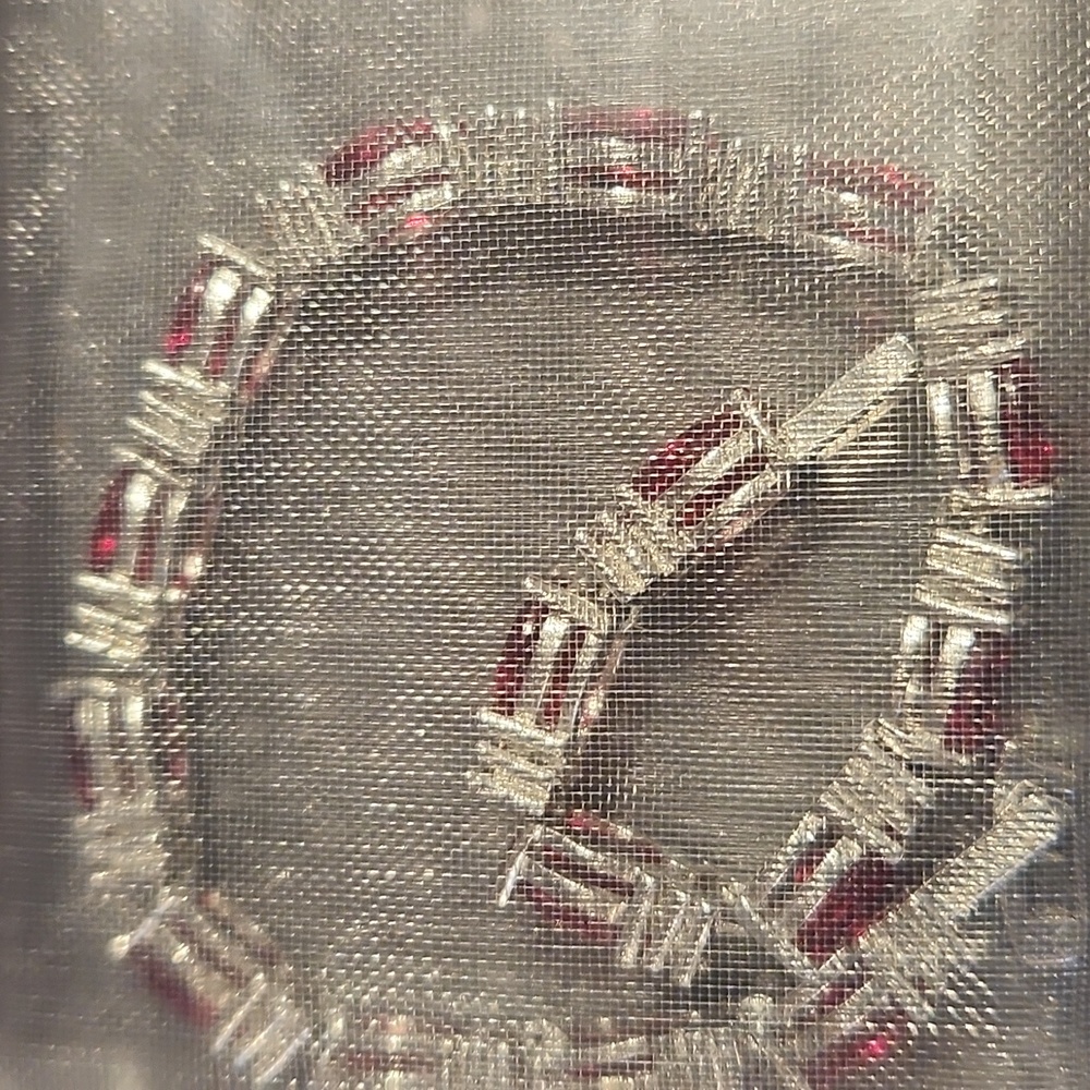 Gemstone tennis bracelet